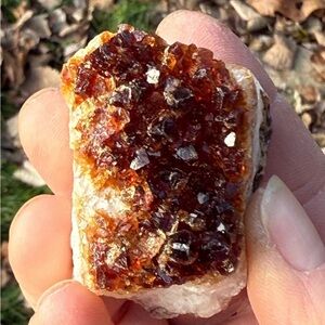 Natural Citrine Crystal Cluster